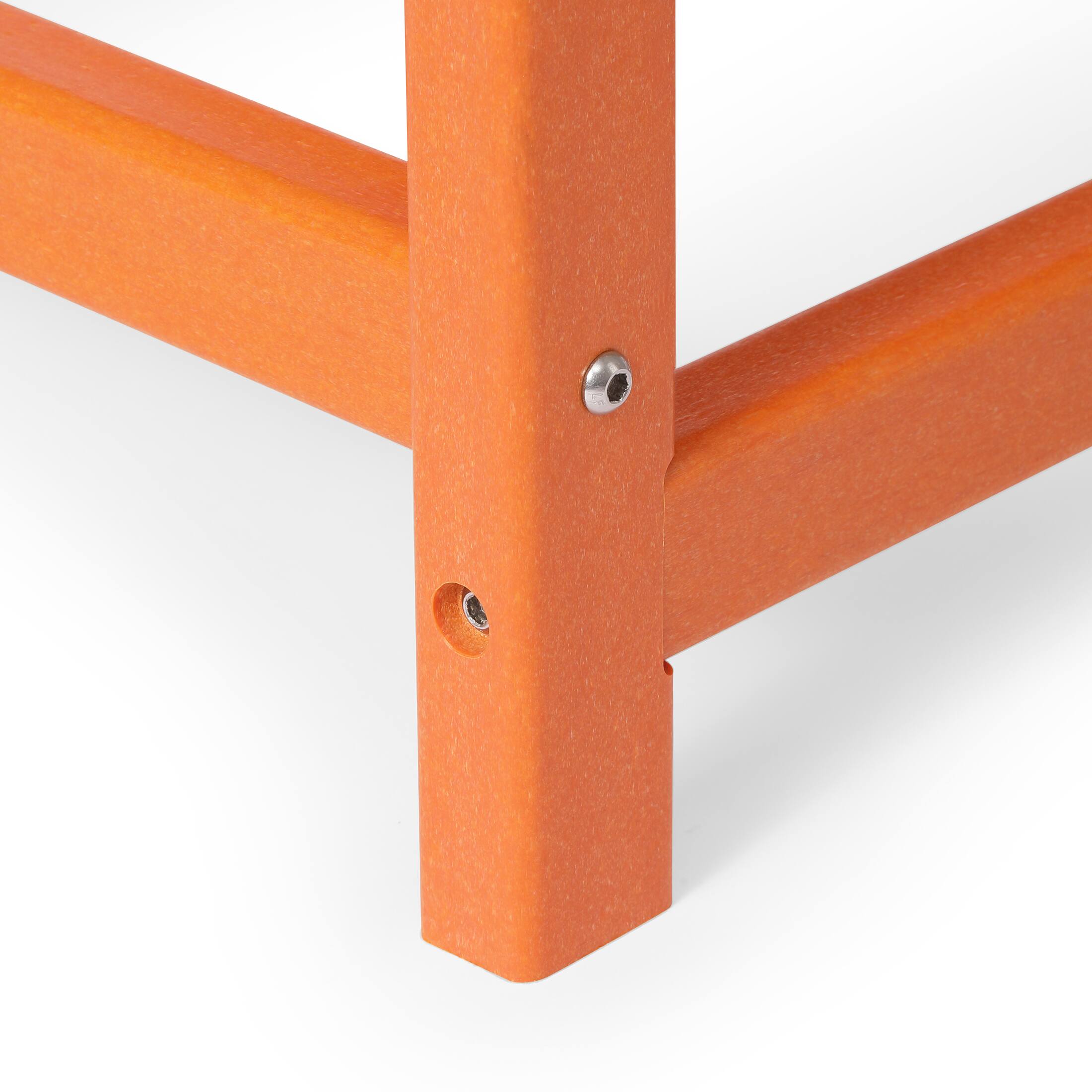 Alt View 6. WestinTrends - WestinTrends Malibu 35" length outdoor Coffee table for Adirondack chair - Orange.