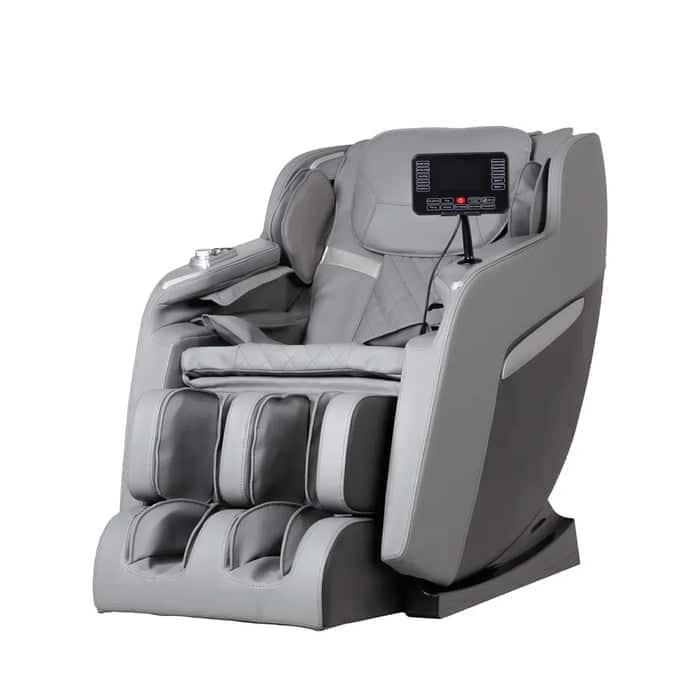 Titan - Regal Zero Gravity Massage Chair with Heated Rollers - Gray