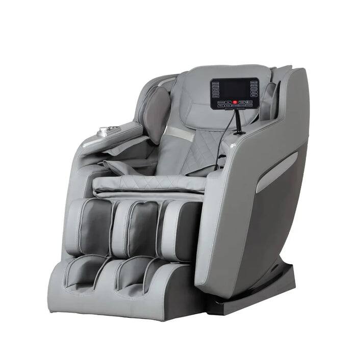 Front. Titan - Titan Regal Zero Gravity Massage Chair with Heated Rollers - Grey.