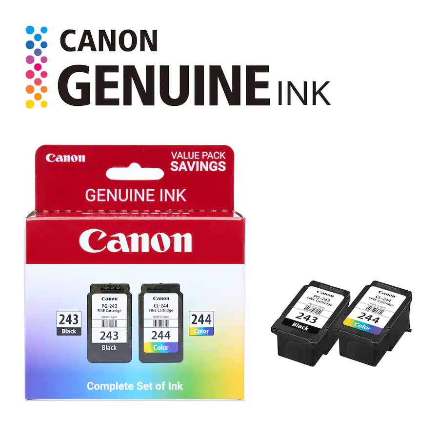 Canon 243 CL 244 Value Pack Standard Capacity Ink Cartridges