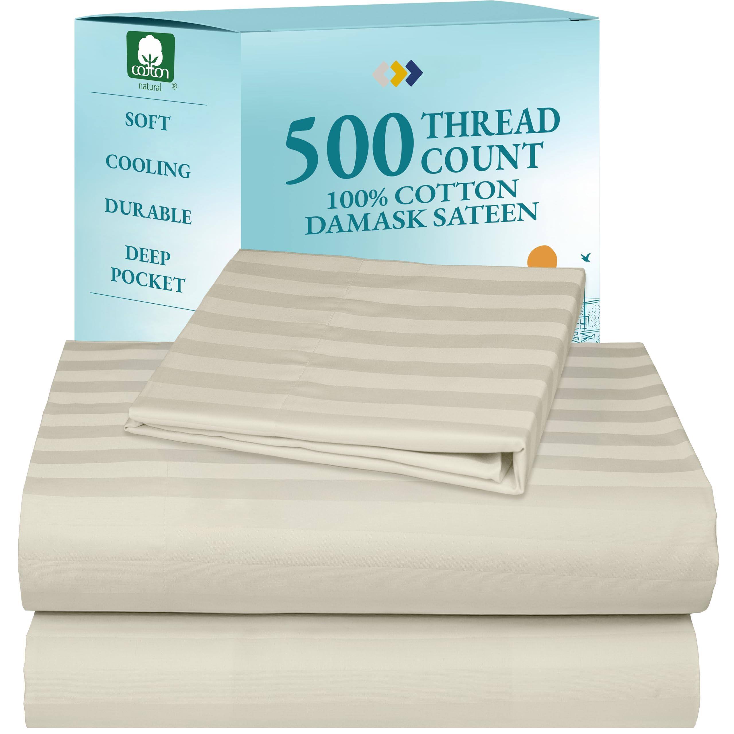 04 - Ivory Striped Twin XL