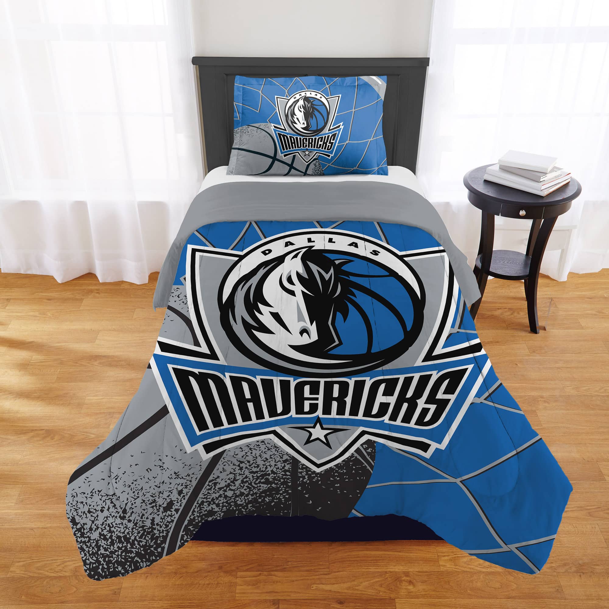 Sweet Home Collection - NBA Dallas Mavericks Comforter & Pillow Sham Set- Twin/Twin XL - Multicolored