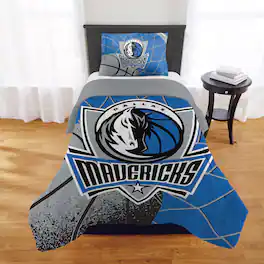 Sweet Home Collection - NBA Dallas Mavericks Comforter & Pillow Sham Set- Twin/Twin XL - Multicolored