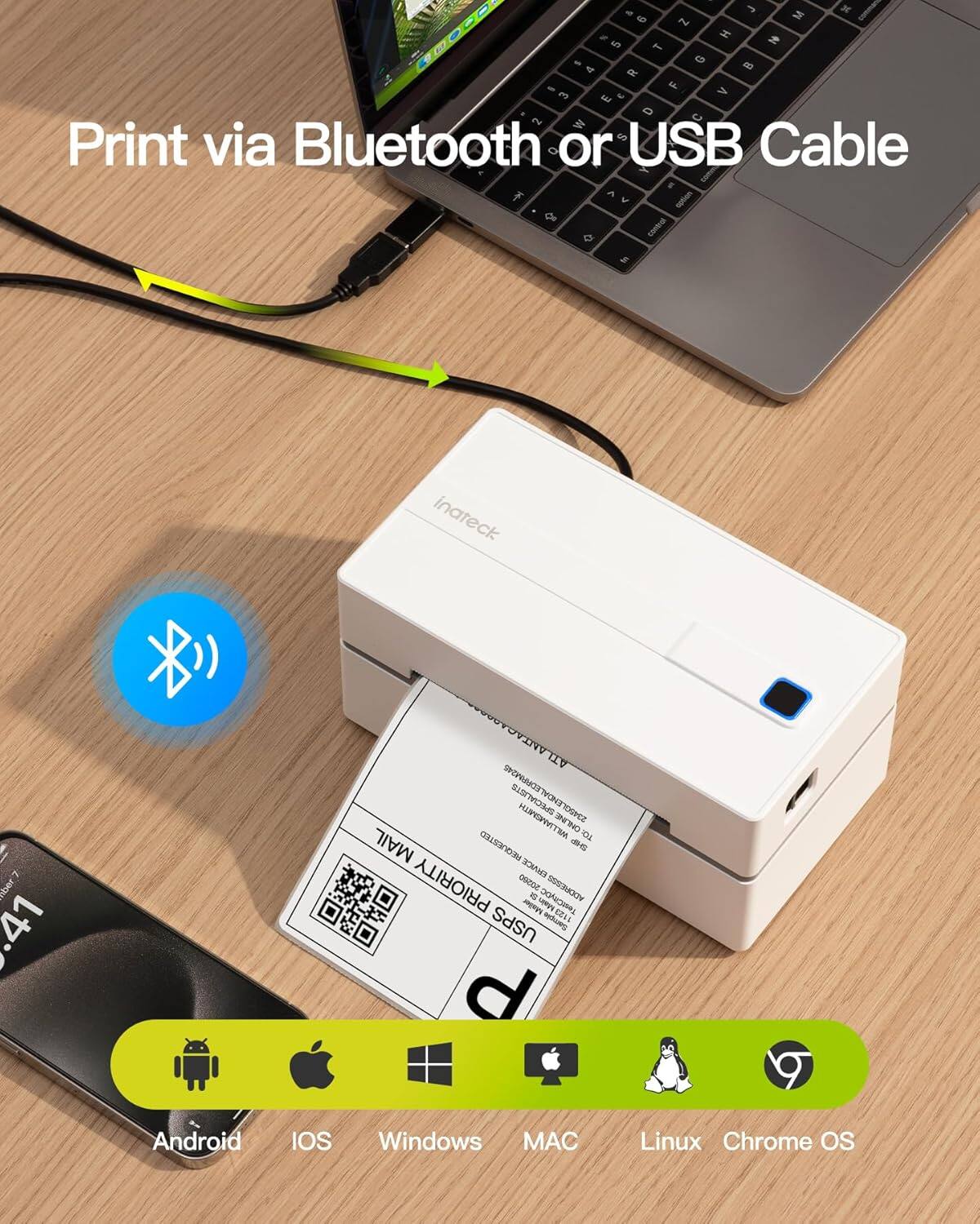 Print via Bluetooth or USB Cable

F D 9 N M a H * 5 T - e B 4 a - F 3 V D C 2 W

Print via Bluetooth or USB Cable

cotien V de Q Cindeal 5 inateck nber .41 CLANTA ENDALEDRRM245 NNDO Da MAIL masanDa ae EHAICE PRIORITY DTIE -HCKN - 30C MRVS SERUV SATgAs

USPS b Android IOS Windows MAC Linux Chrome OS