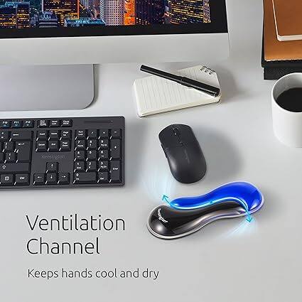 Ventilation Channel  
Keeps hands cool and dry