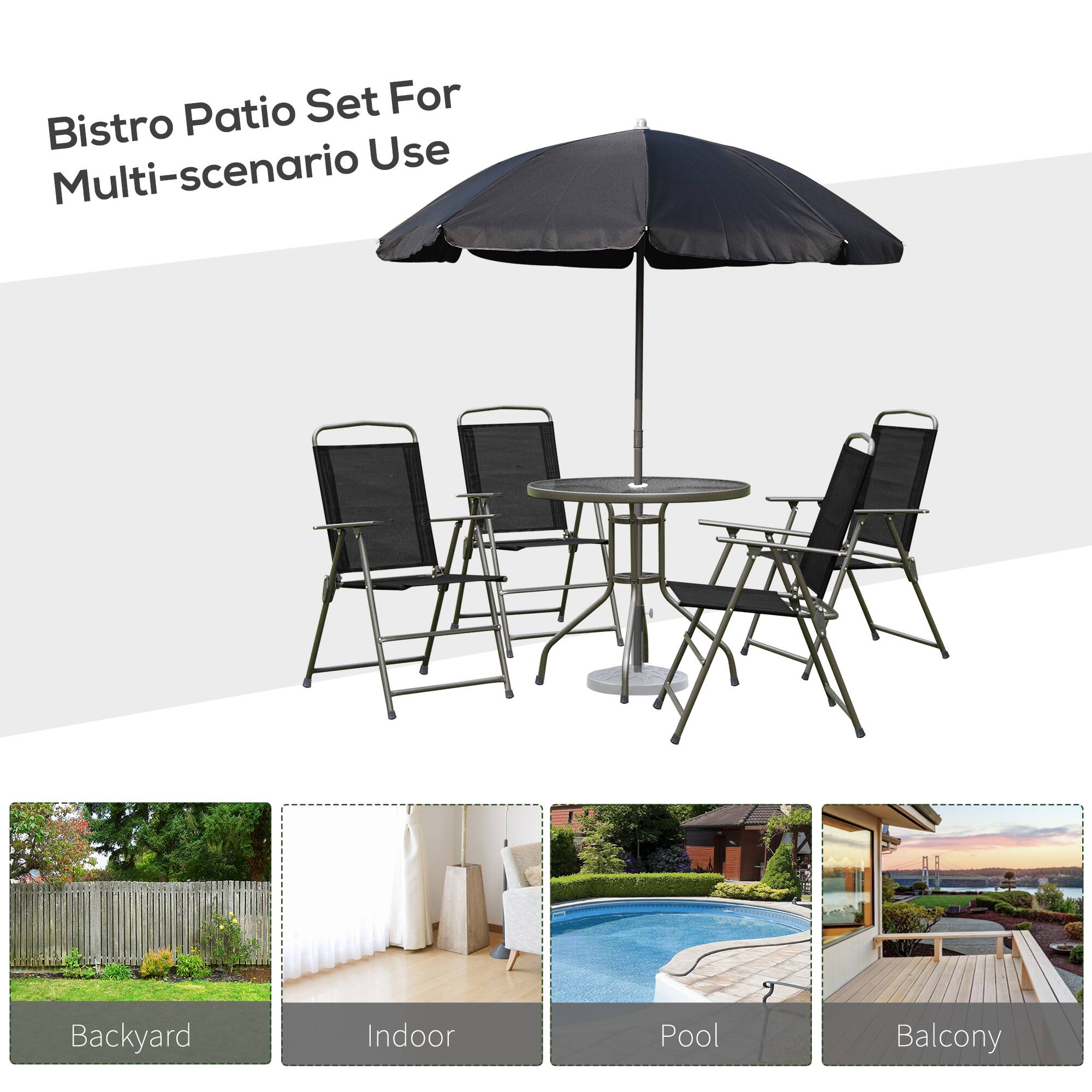 Bistro Patio Set For Multi-scenario Use

Backyard  
Indoor  
Pool  
Balcony