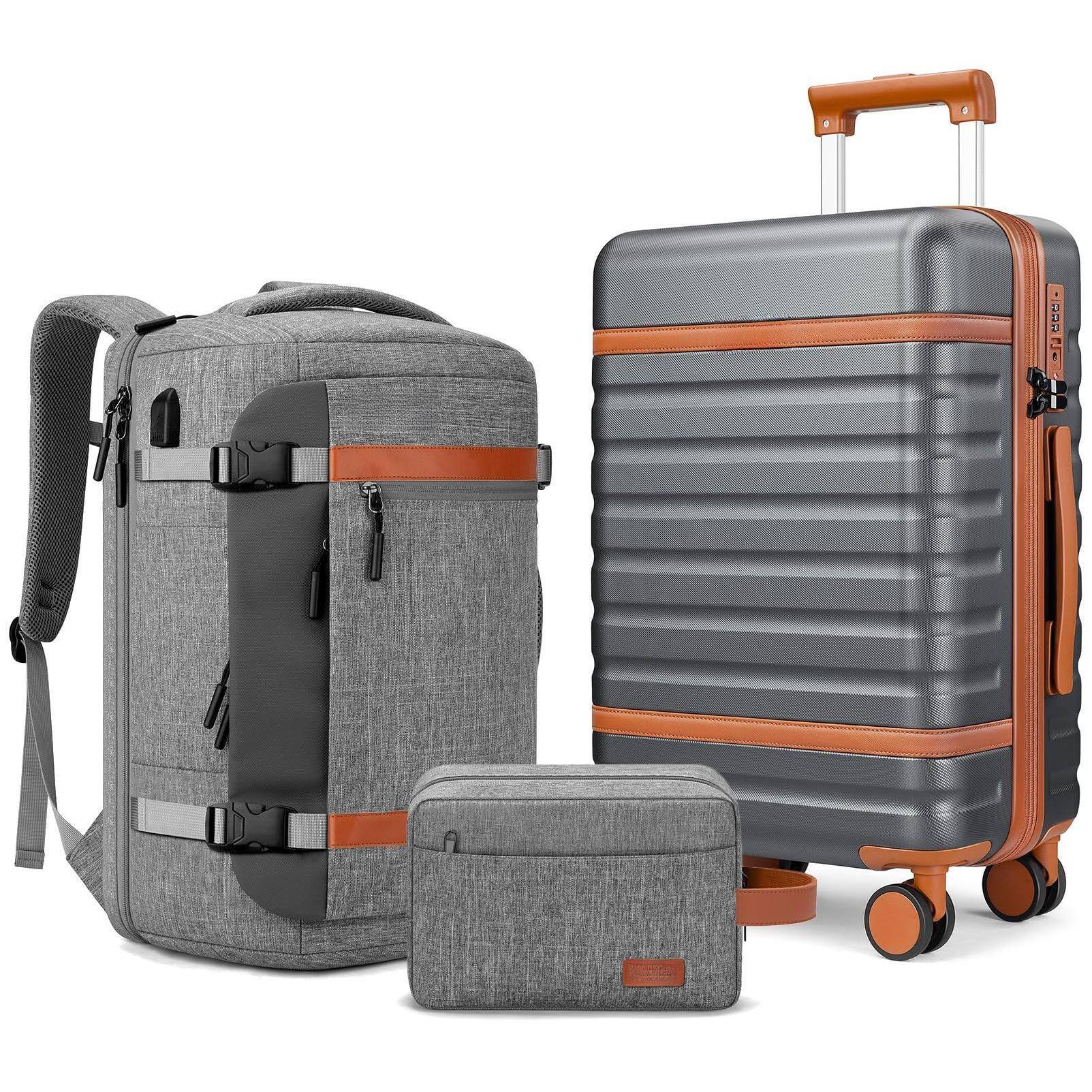 Grey-3 Piece Set (20inch)