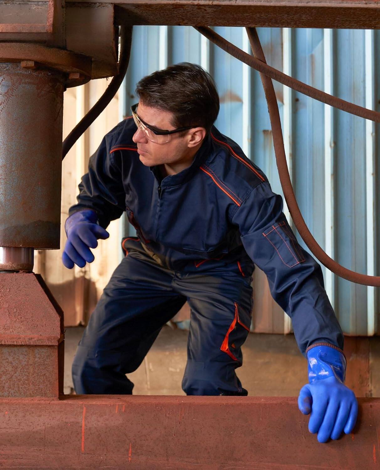 Alt View 2. Cozy Serene - 3 Pairs Thermal Insulated Freezer Gloves for Winter, Chemical & Oil Resistant, Waterproof, Men and - X-Large.