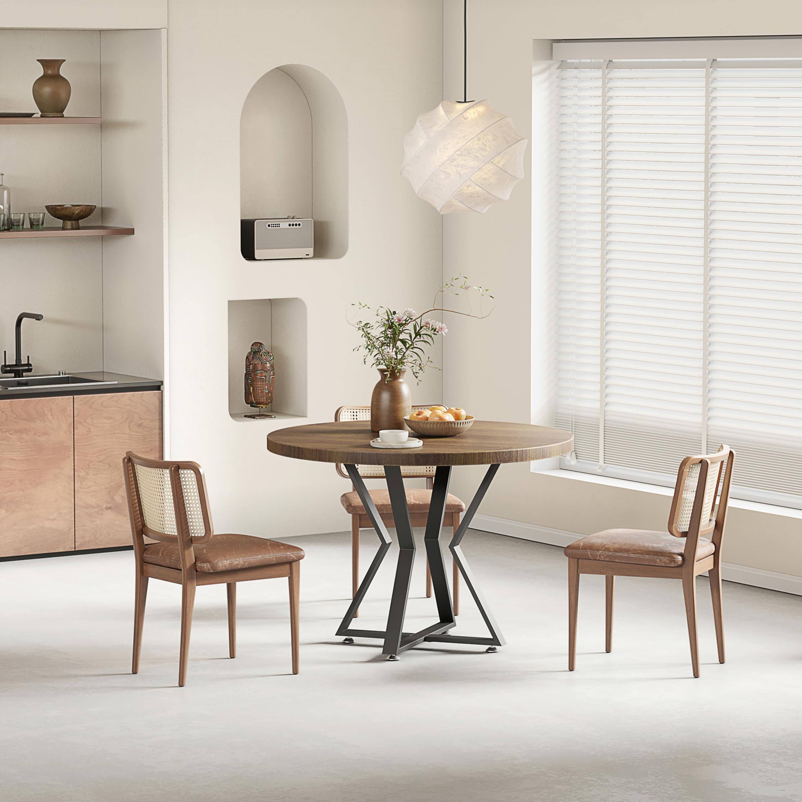 Alt View 3. MAGICAL RUBS - 28 Inch Modern Table Base Metal Pedestal Dinning With Suction Cups  Commercial Heavy Duty Restaurant Desk For - Default.