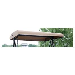 APRILSOUL - Garden swing chair top cover only Replacement Canopy Top for GT Porch Swing Model Beige