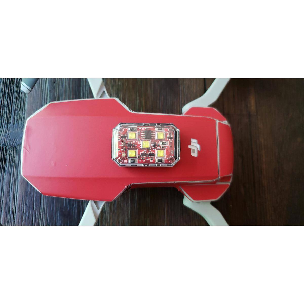 Alt View 7. Firehouse Technology - Firehouse Technology ARC "V" Drone Strobe Anti-Collision Navigation 3 Light Kit, White/Red/Green.