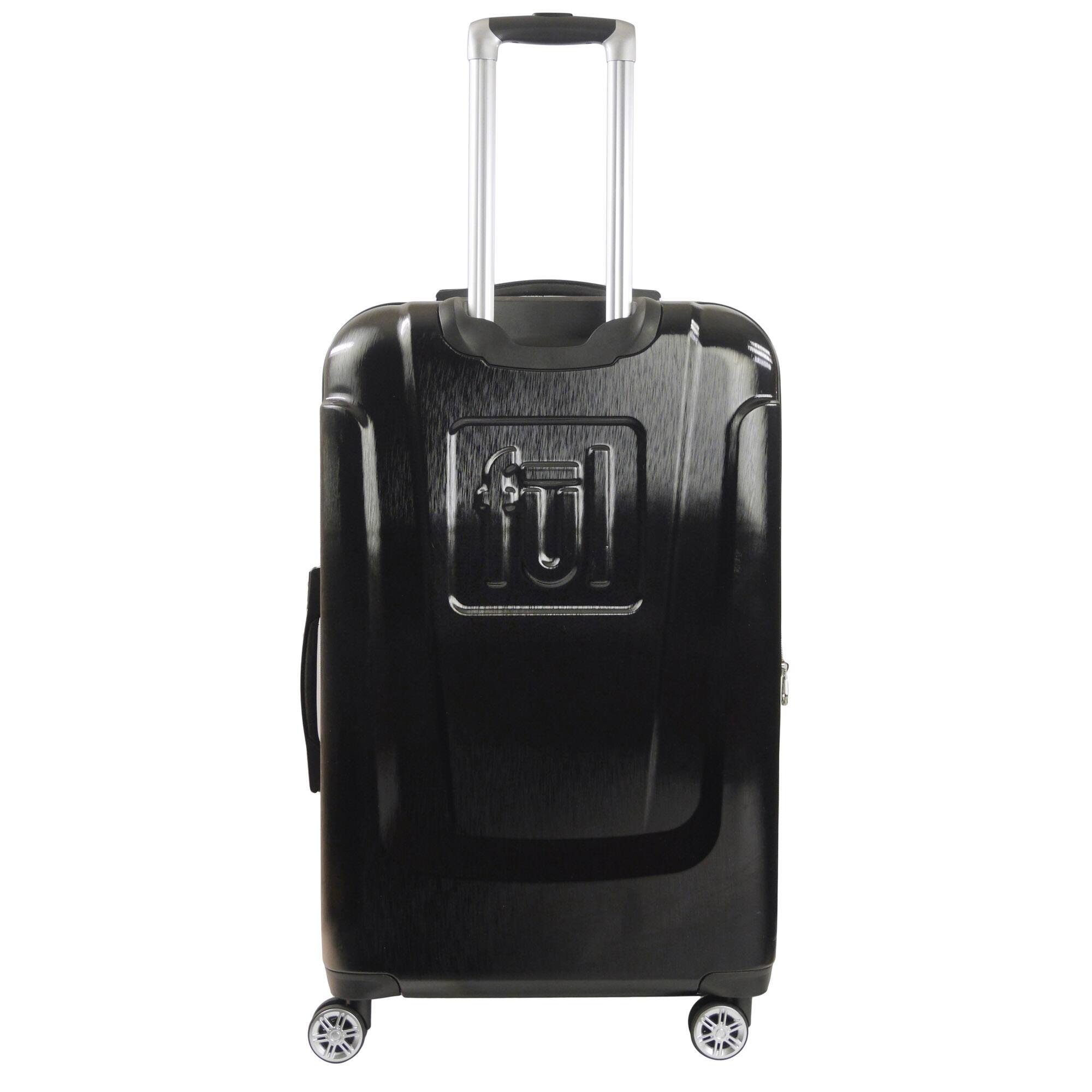 Back. Ful - Dc Comics Batman 3D Molded Hardside Abs 29 inch Luggage - BLACK.