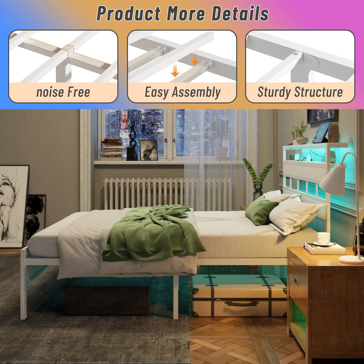Product More Details: noise Free, Easy Assembly, Sturdy Structure