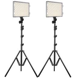 GVM - R500R 50W Bi-Color RGB Soft LED Panel 2-Light Kit