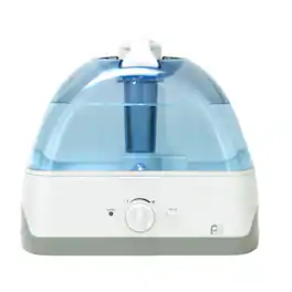 Perfect Aire - 1.3 Gallon Ultrasonic Cool Mist Humidifier - Ideal for the Baby's Bedroom with Night-Light Option and Whisper-Quiet Oper - White