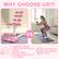 WHY CHOOSE US!!!
1. Upgraded Design
2. Additional Resistance Bands
3. Sturdy Frame
4. Designed Specifically For Women
Not Ideal For Heavyweight Users