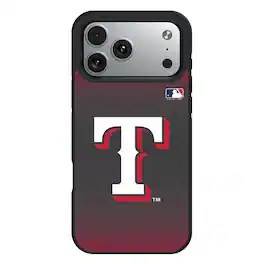 Keyscaper - MLB - Texas Rangers Bump Case with 8.2ft Drop Protection - 15 - Black