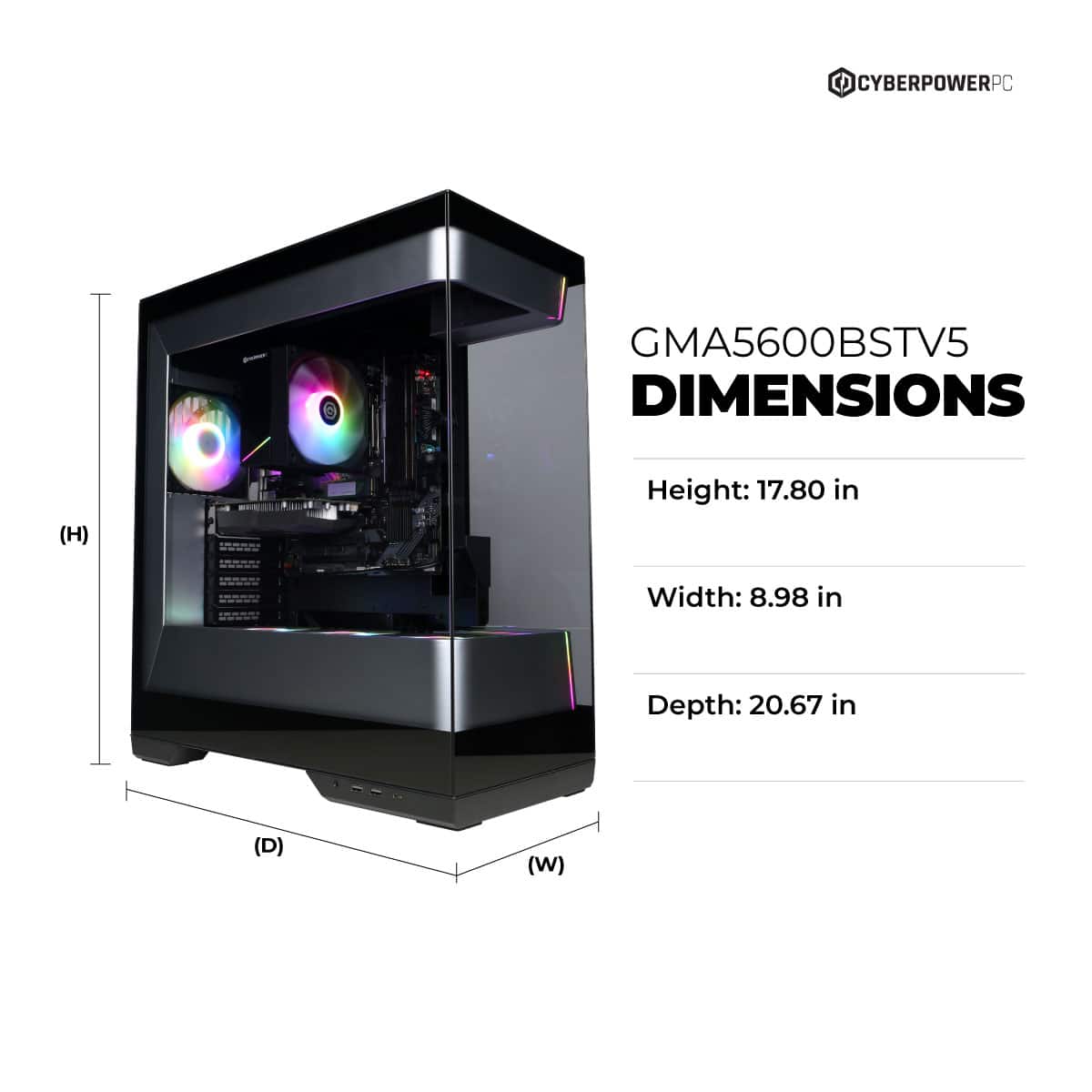 CyberPowerPC Gaming Desktop AMD Ryzen 5 8400F NVIDIA GeForce RTX