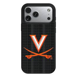 Keyscaper - NCAA - Virginia Cavaliers Primary Logo iPhone Magnetic Bump Case - 15 - Black