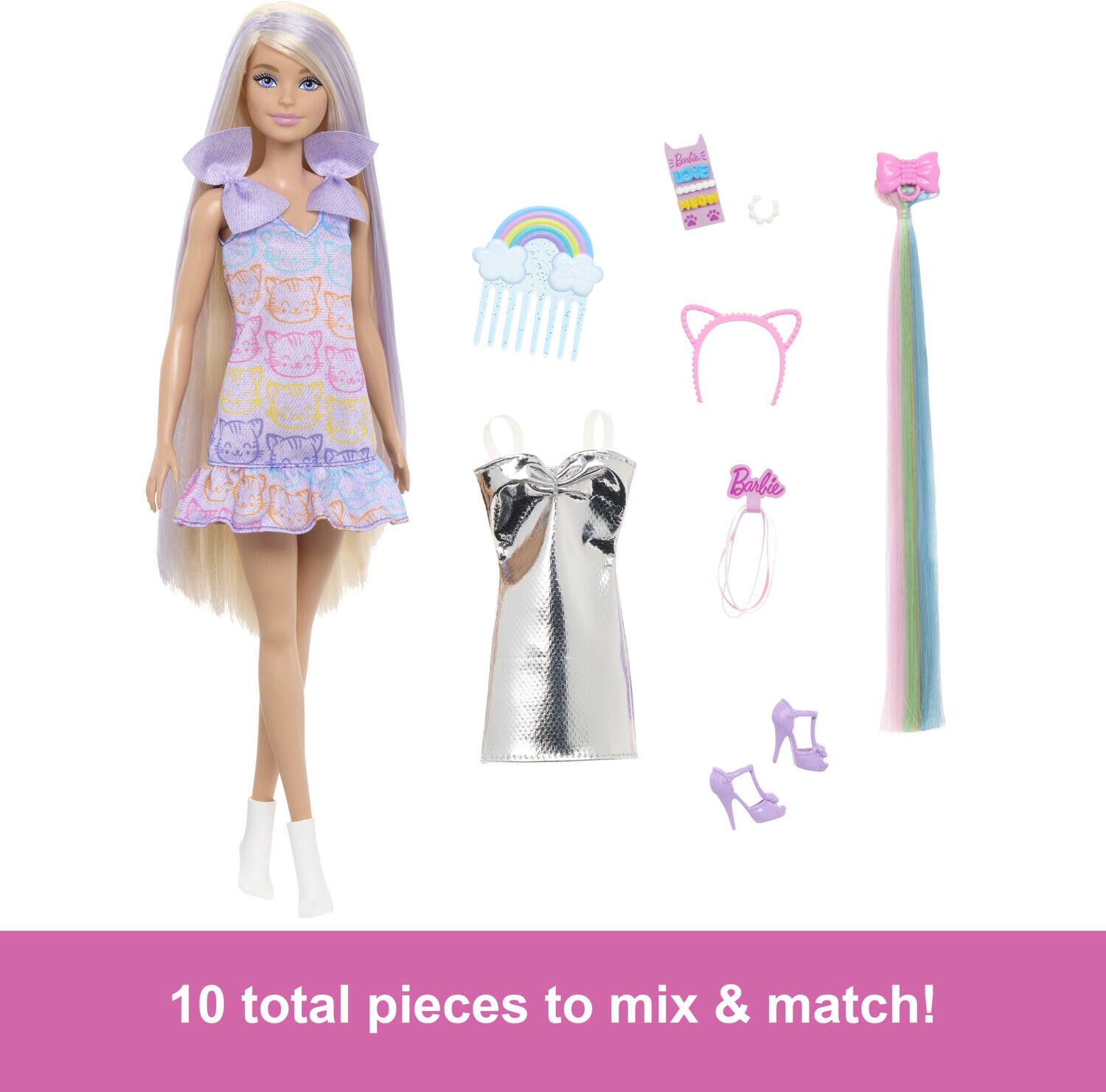 Mattel Barbie Fun & Fancy Doll, Blonde COLLECTIBLES Multicolor
