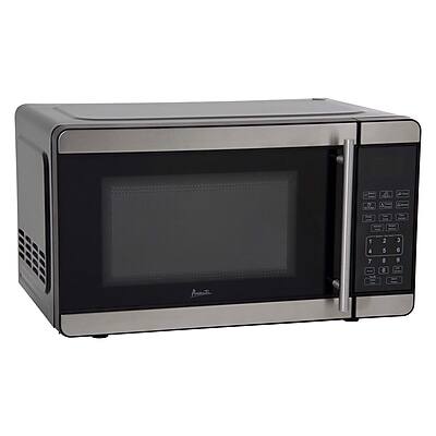 Alt View 1. Avanti - 0.7 Cu. Ft. Countertop Microwave, 700W (MO7103SST) - Black/Stainless Steel.