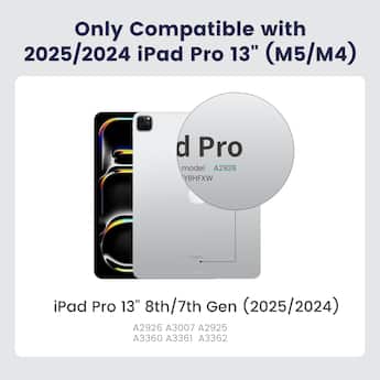 Pitaka iPad Pro 13 Inch Case 2025/2024, Compatible with iPad Pro Pitaka iPad Pro 13 Inch Case 2025/2024, Compatible with iPad Pro