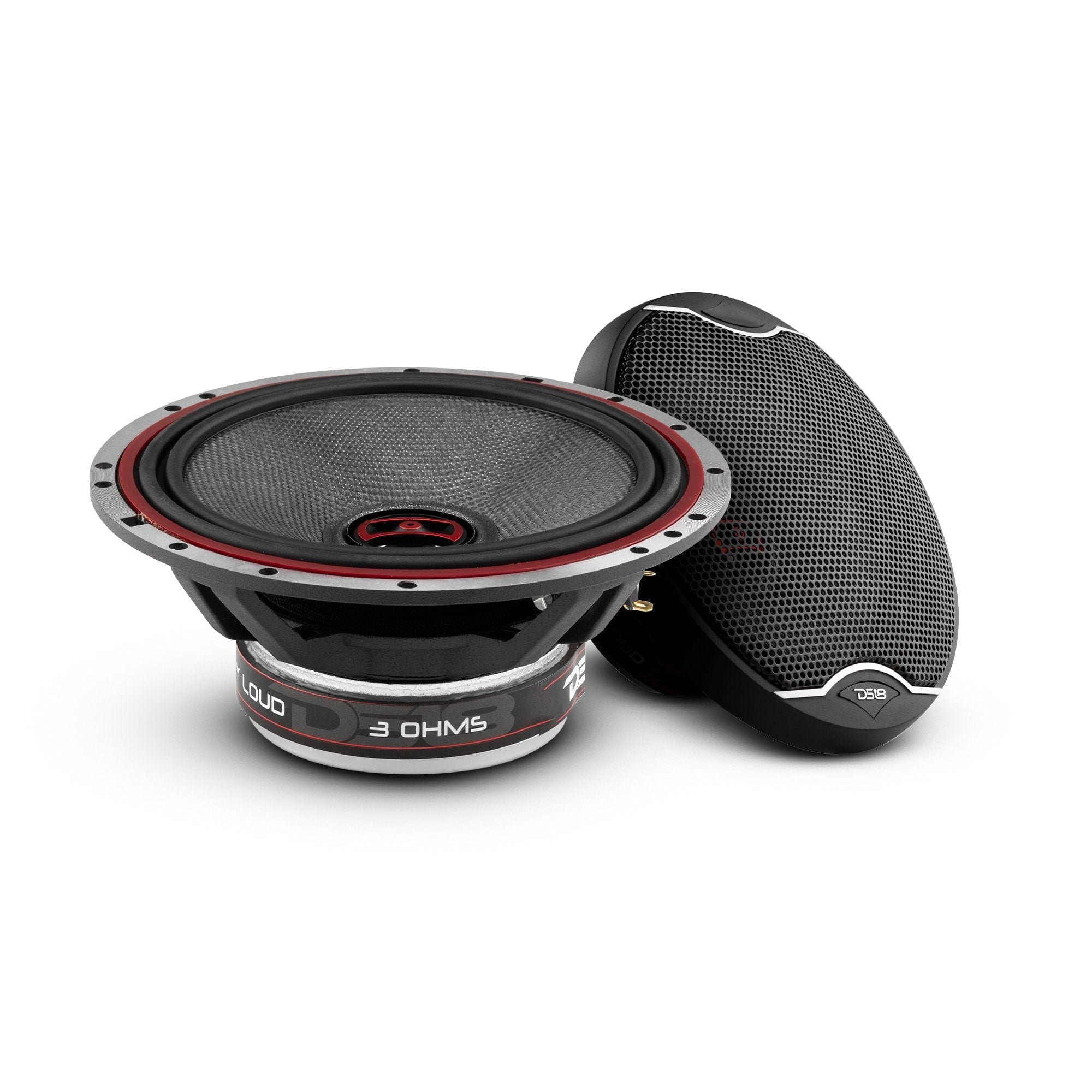 "DS18 Audio - EXL 6.5"" 2-way Coaxial Speaker with Built-in Driver and Grille, 120W RMS 3-Ohm" price history on PriceWatchPro
