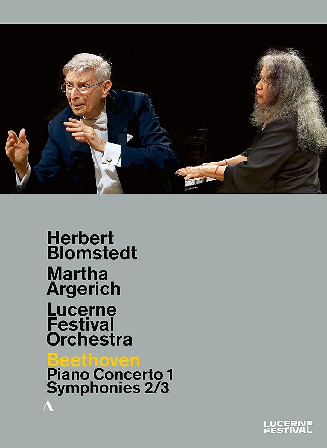 Lucerne Festival Orchestra Argerich Feudel Blomstedt - Piano Concerto 1  - DVD