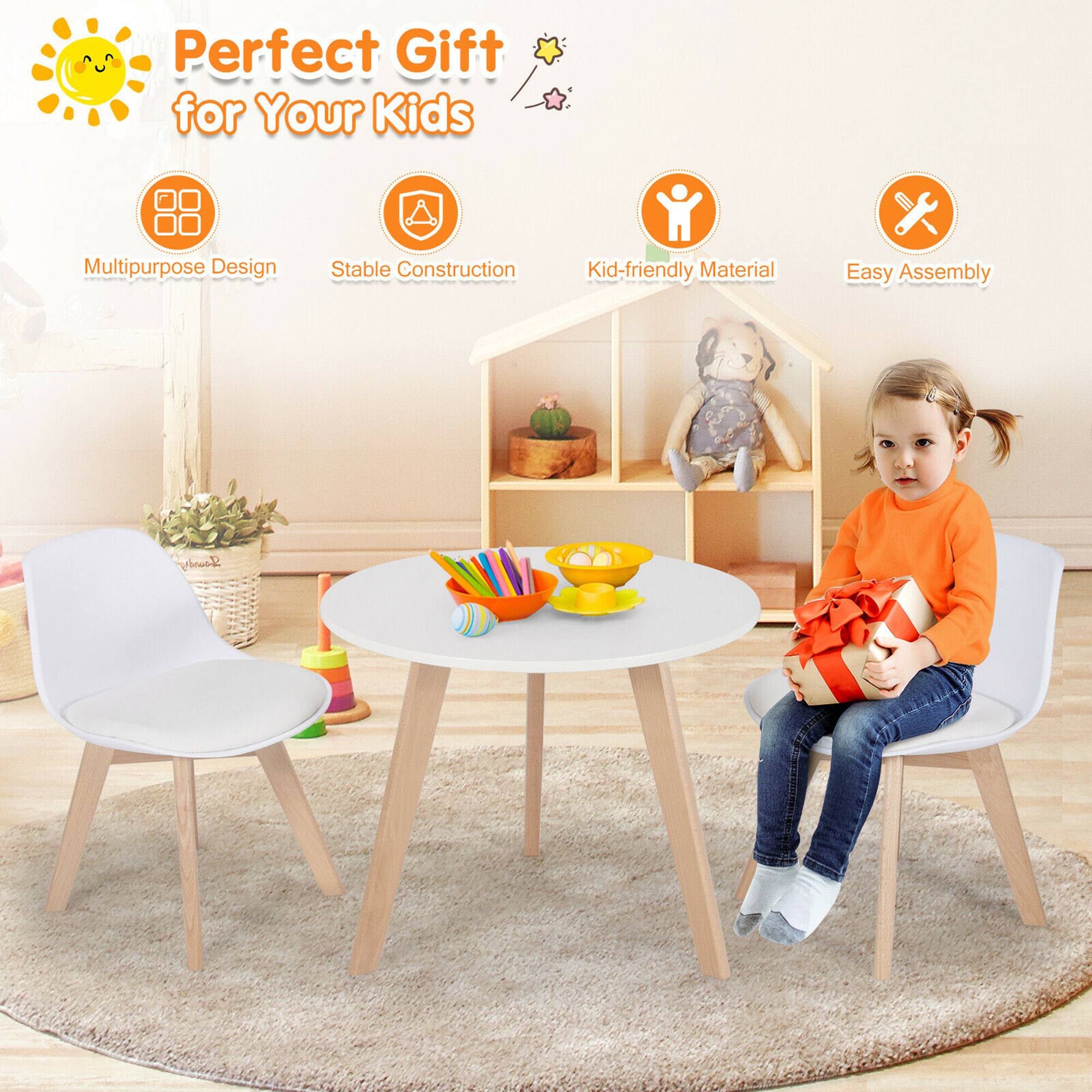 Perfect Gift for Your Kids

- Multipurpose Design
- Stable Construction
- Kid-friendly Material
- Easy Assembly