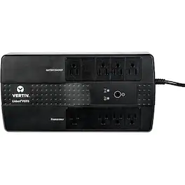 Vertiv Liebert PST5 UPS - 500VA/300W 120V| Battery Backup & Surge Protection - 8 Outlets | Energy Star Certified| 3-Year - Black