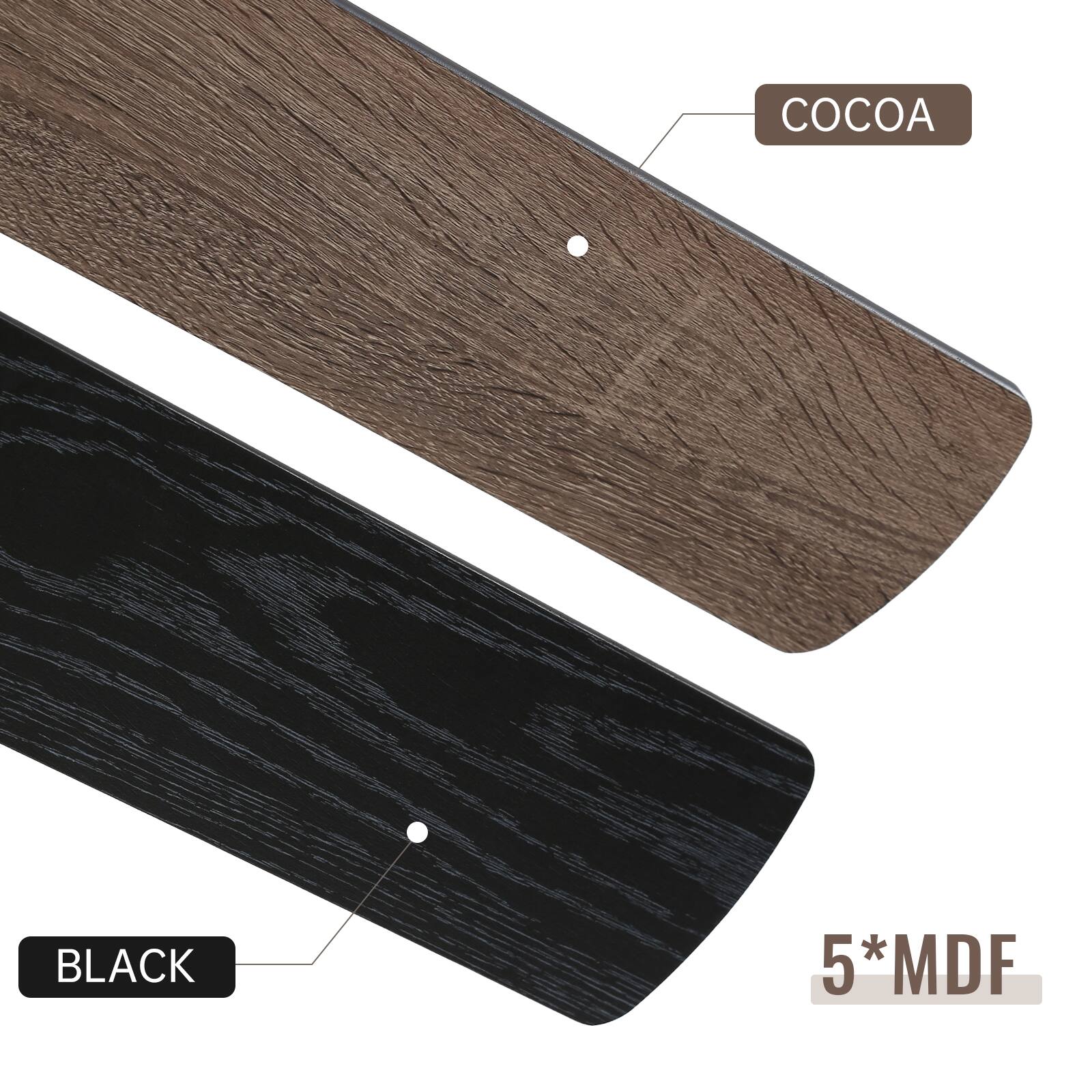 COCOA  
BLACK  
5*MDF
