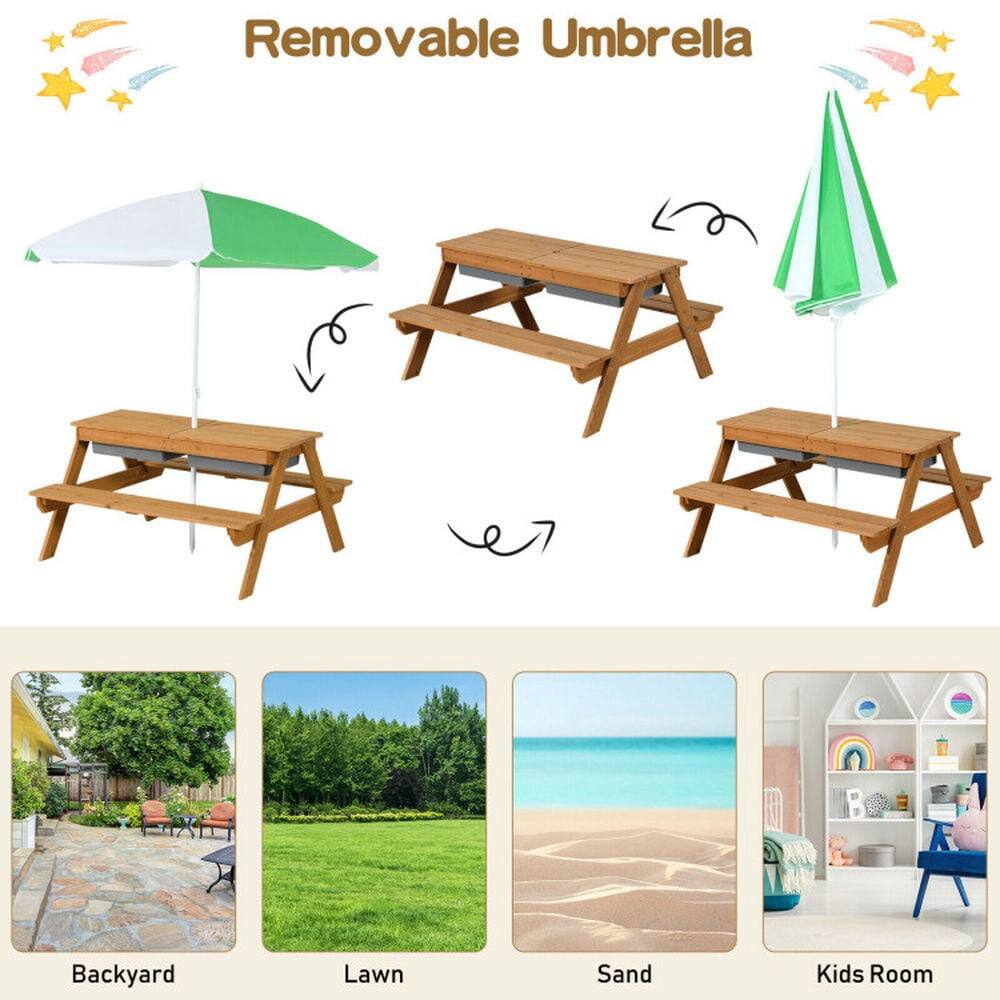 Removable Umbrella

- Backyard
- Lawn
- Sand
- Kids Room
