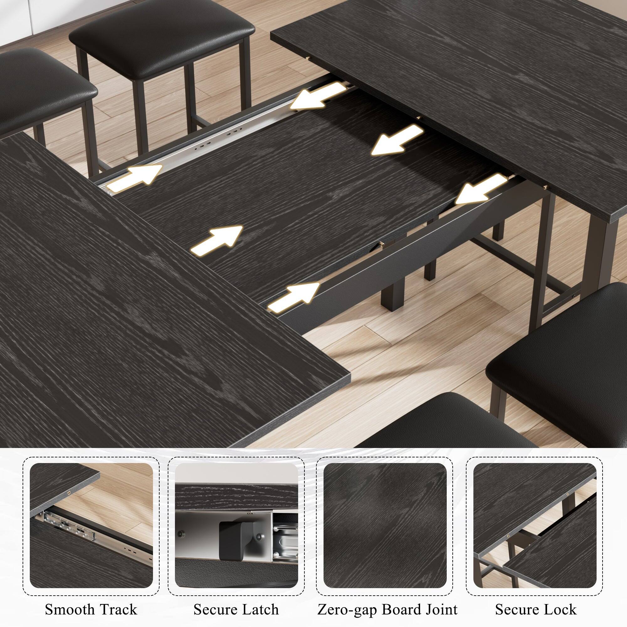 Smooth Track  
Secure Latch  
Zero-gap Board Joint  
Secure Lock