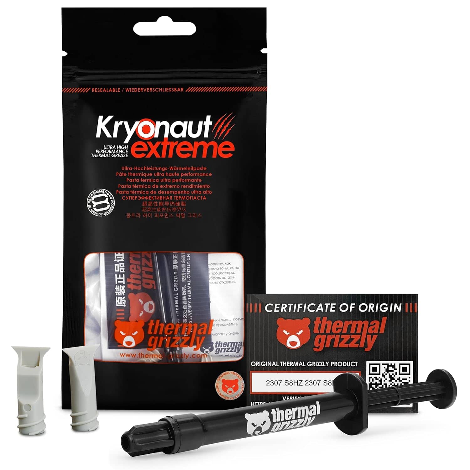 Thermal Grizzly - TG-KE-002-R Kryonaut Extreme Thermal Paste, 2g price history on PriceWatchPro