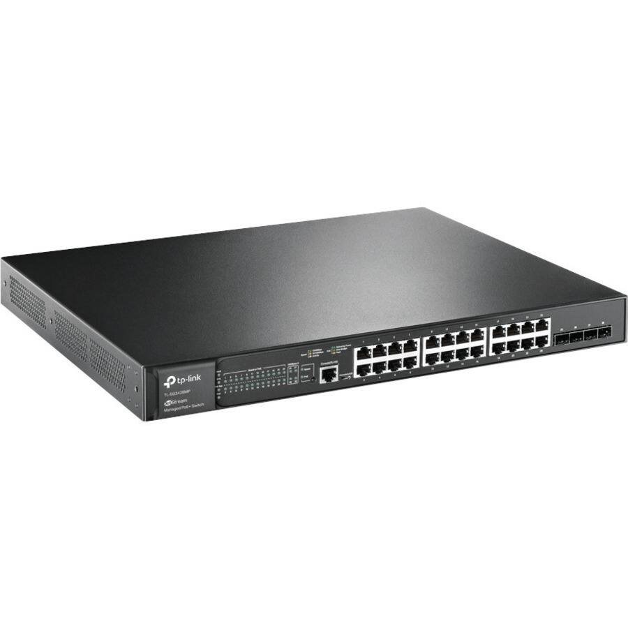 Alt View 2. TP-Link - TP-Link TL-SG3428MP - JetStream™ 28-Port Gigabit L2+ Managed Switch with 24-Port PoE+ - Limited Lifetime Warranty - Unknown.