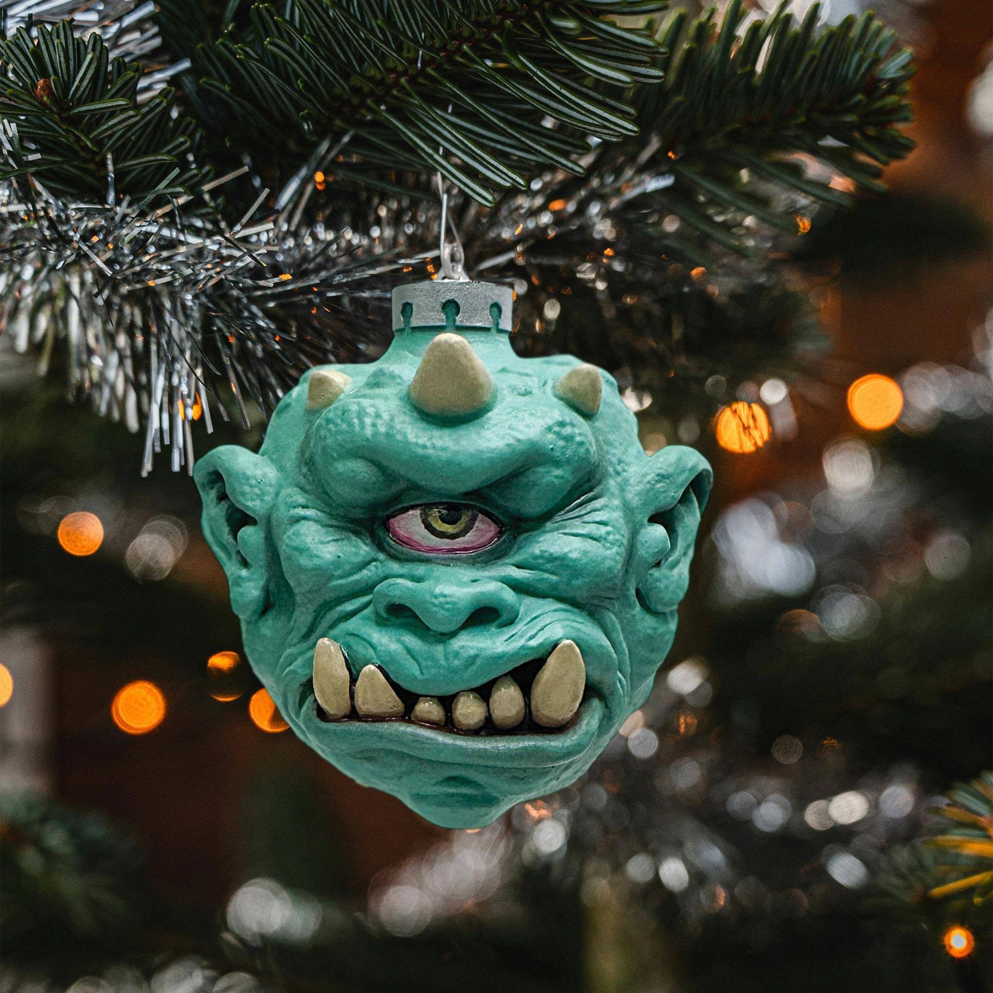 Alt View 1. Gorenaments - Len Simon's Gorenaments 3.5 Inch Horror Ornament Series 2 | Cy - Green.