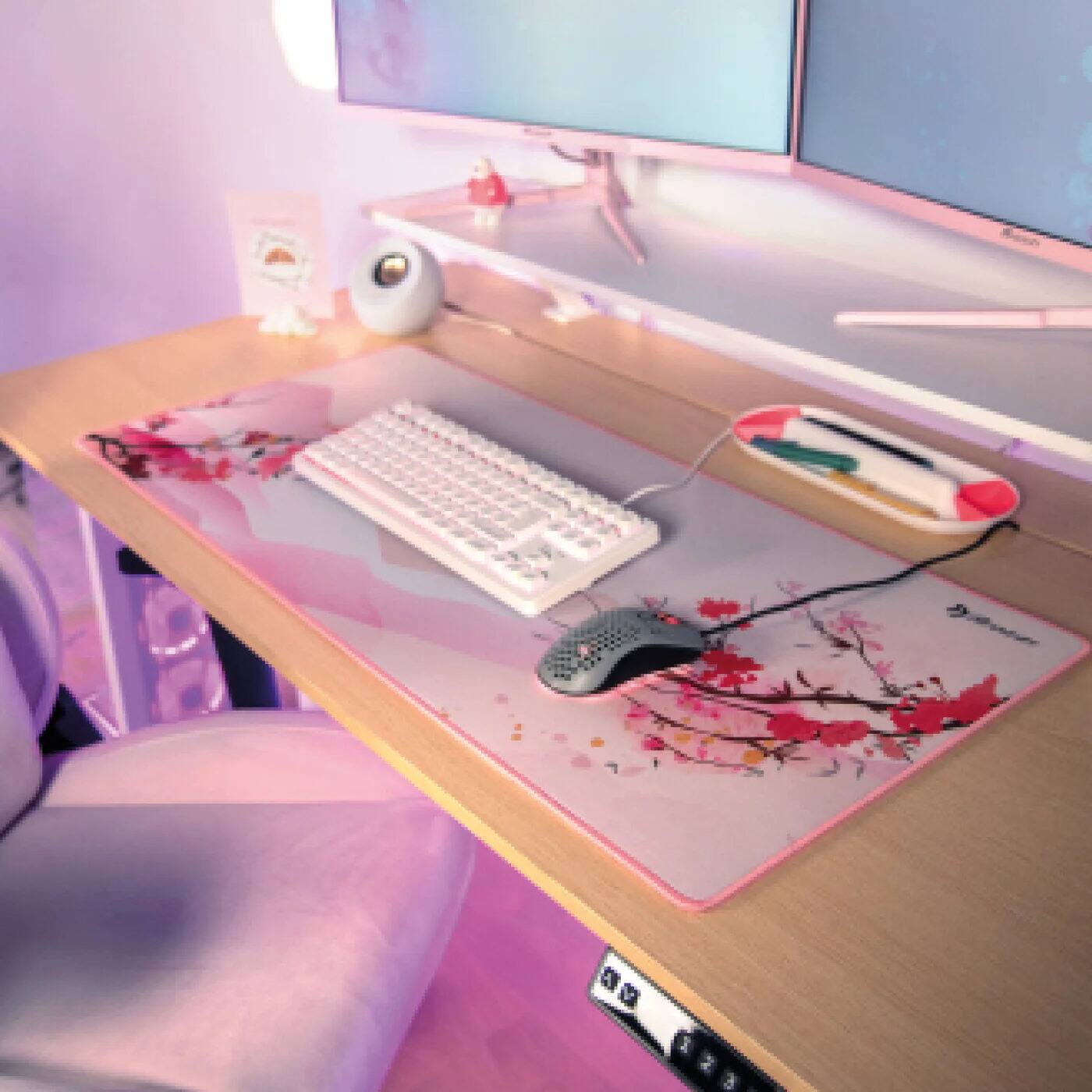 Alt View 1. Arozzi - XL Zona Mouse Pad - Sakura - Sakura.