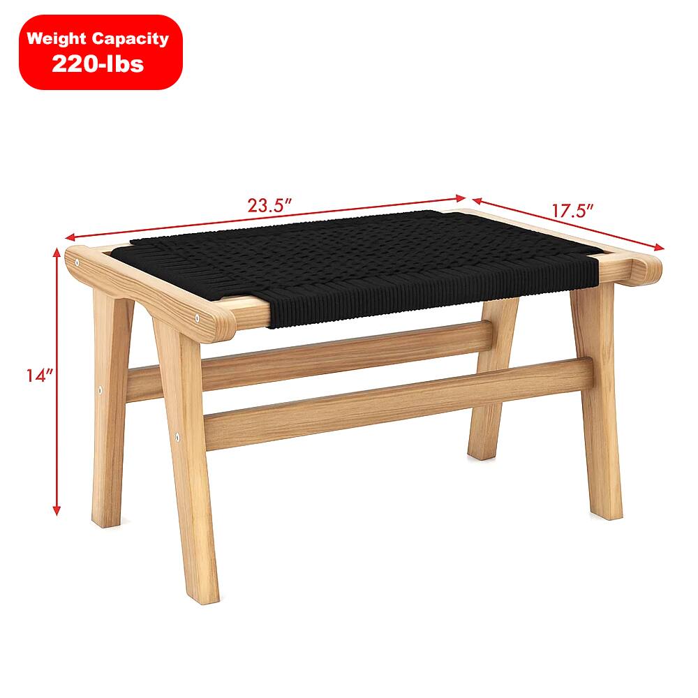 Weight Capacity: 220-lbs

Dimensions:
- Length: 23.5"
- Width: 17.5"
- Height: 14"