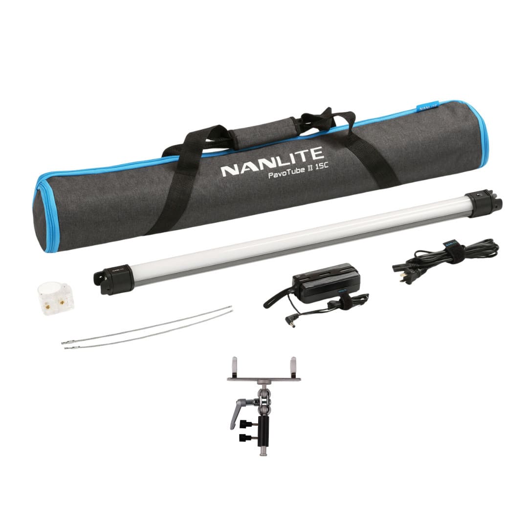 NANLITE - PavoTube II 15C 2' LED Tube Light Bundle with Pavotube Holder