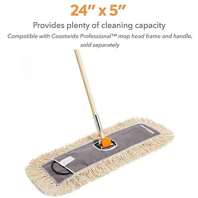 24" x 5"  
Provides plenty of cleaning capacity  
Compatible with Coastwide Professional™ mop head frame and handle, sold separately