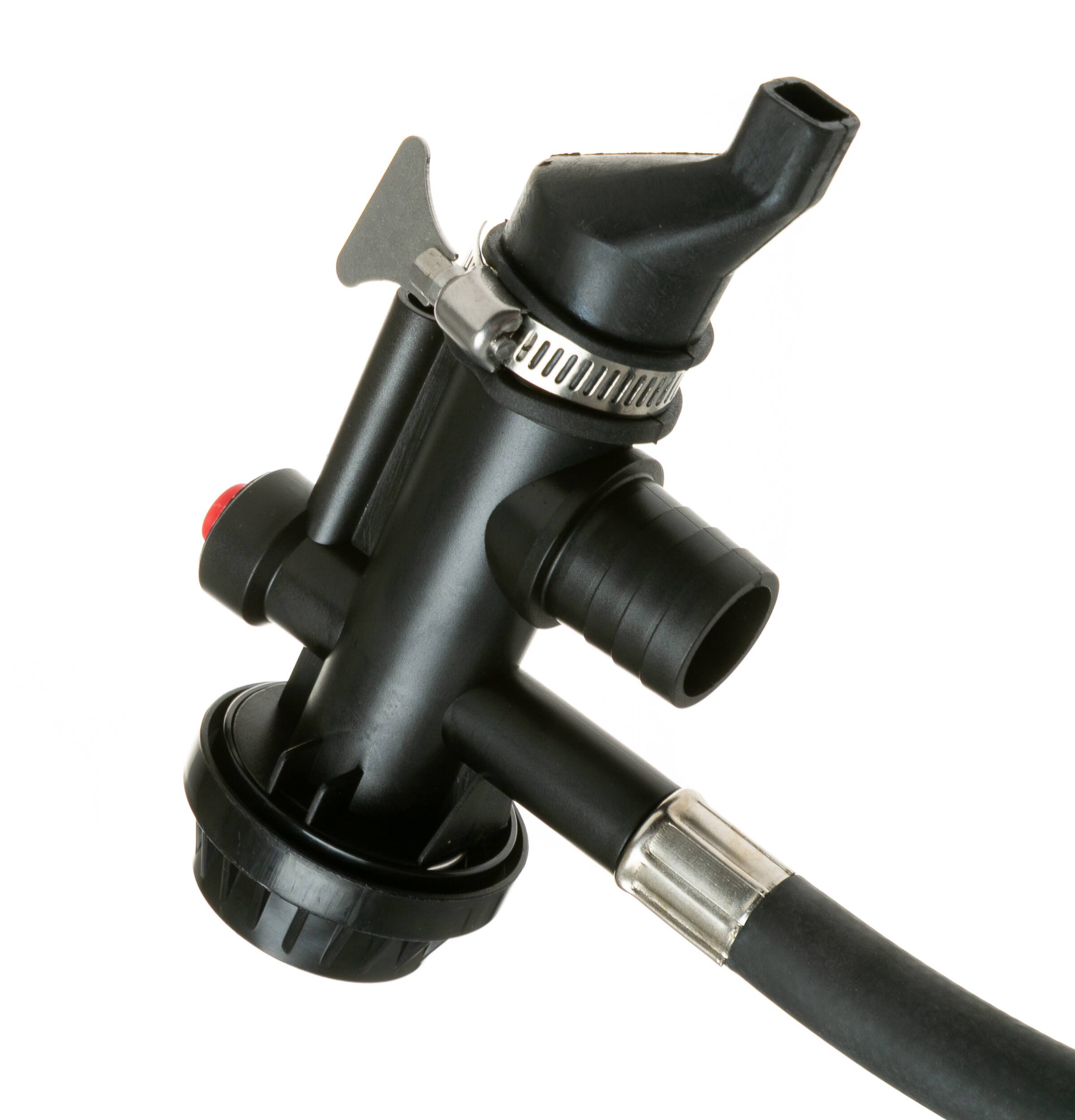 Alt View 2. GE - Water Fill Nozzle and Cap for Select GE Washers - Black.