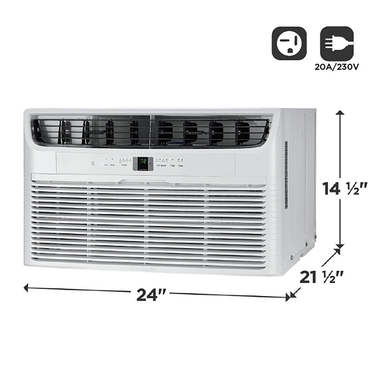 20A/230V  
12  
14 1/2"  
24"  
21 1/2"