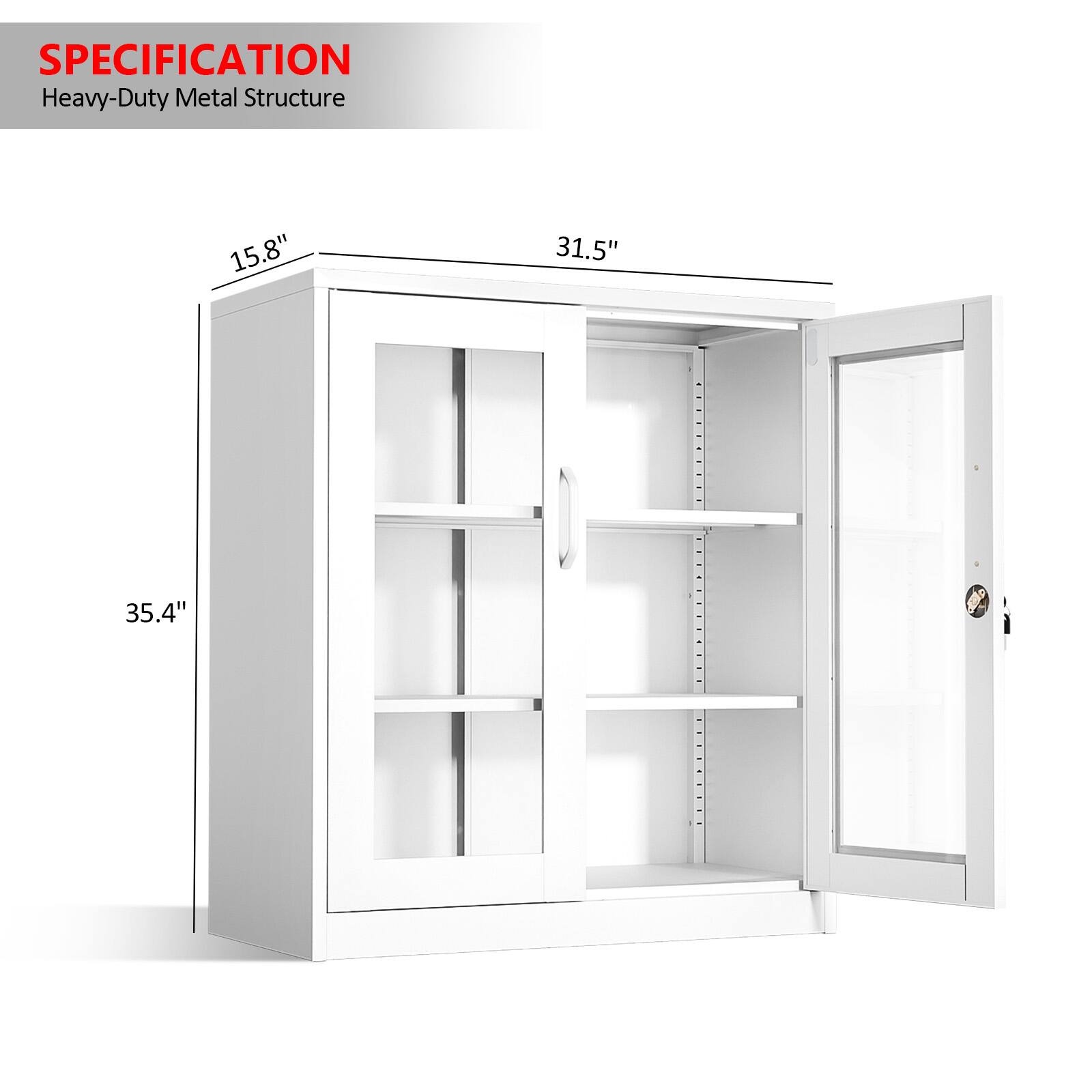 SPECIFICATION  
Heavy-Duty Metal Structure  
15.8" x 31.5" x 35.4"