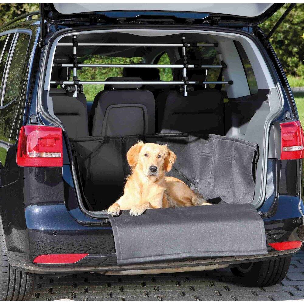Left. TRIXIE - Protective Cargo Cover for Small SUVs - Black.