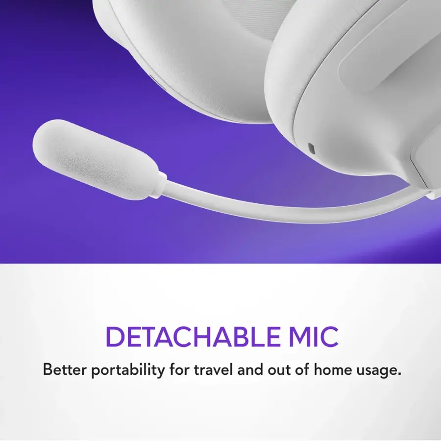 Detachable Mic: Better portability for travel and out of home usage.