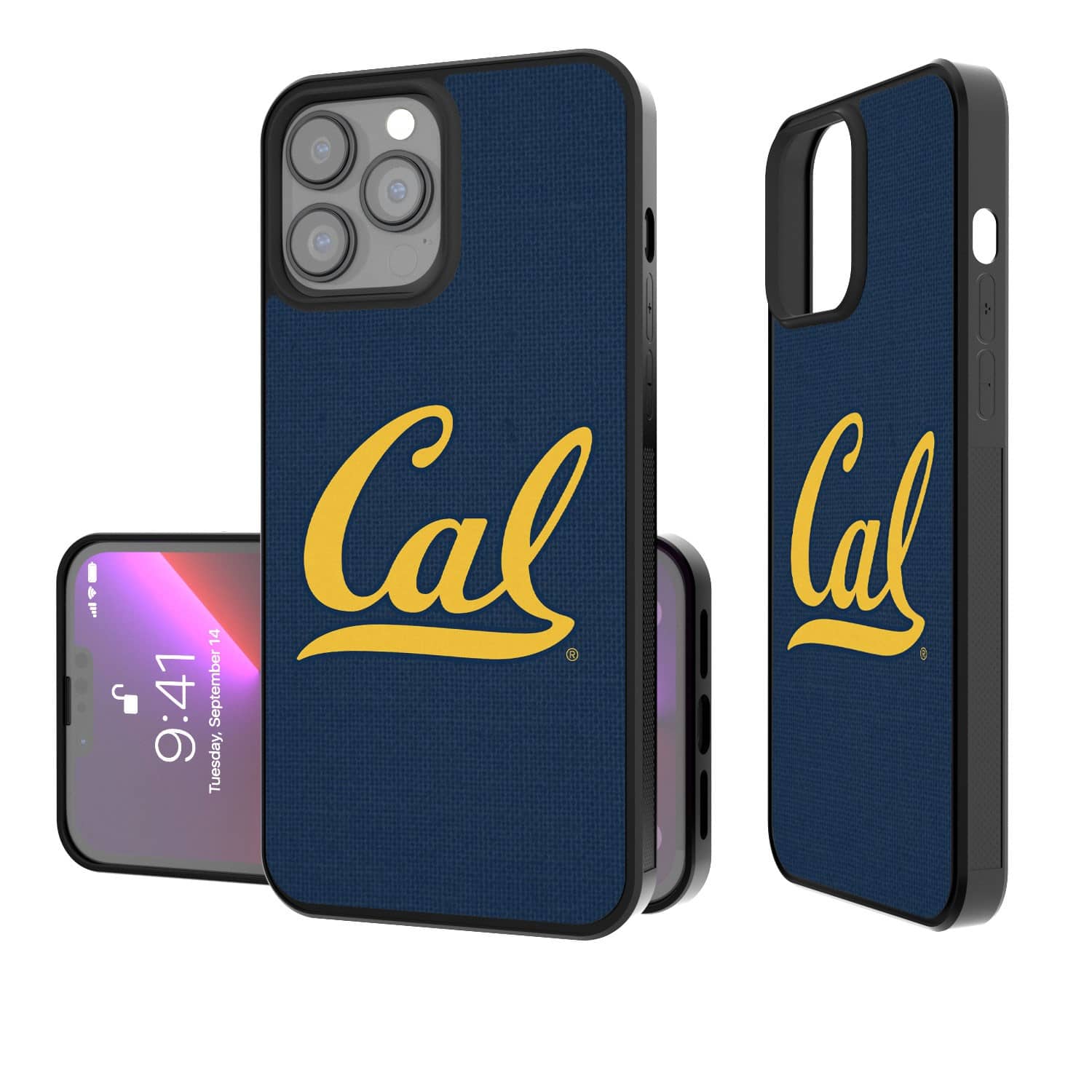 Keyscaper - NCAA - Cal Bears iPhone Bump Case - 16 Pro - Multicolor