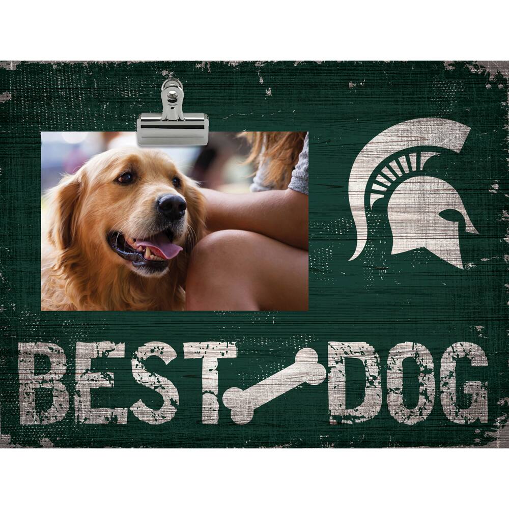 Michigan State Spartans 10.5" x 8" Best Dog Clip Photo Frame