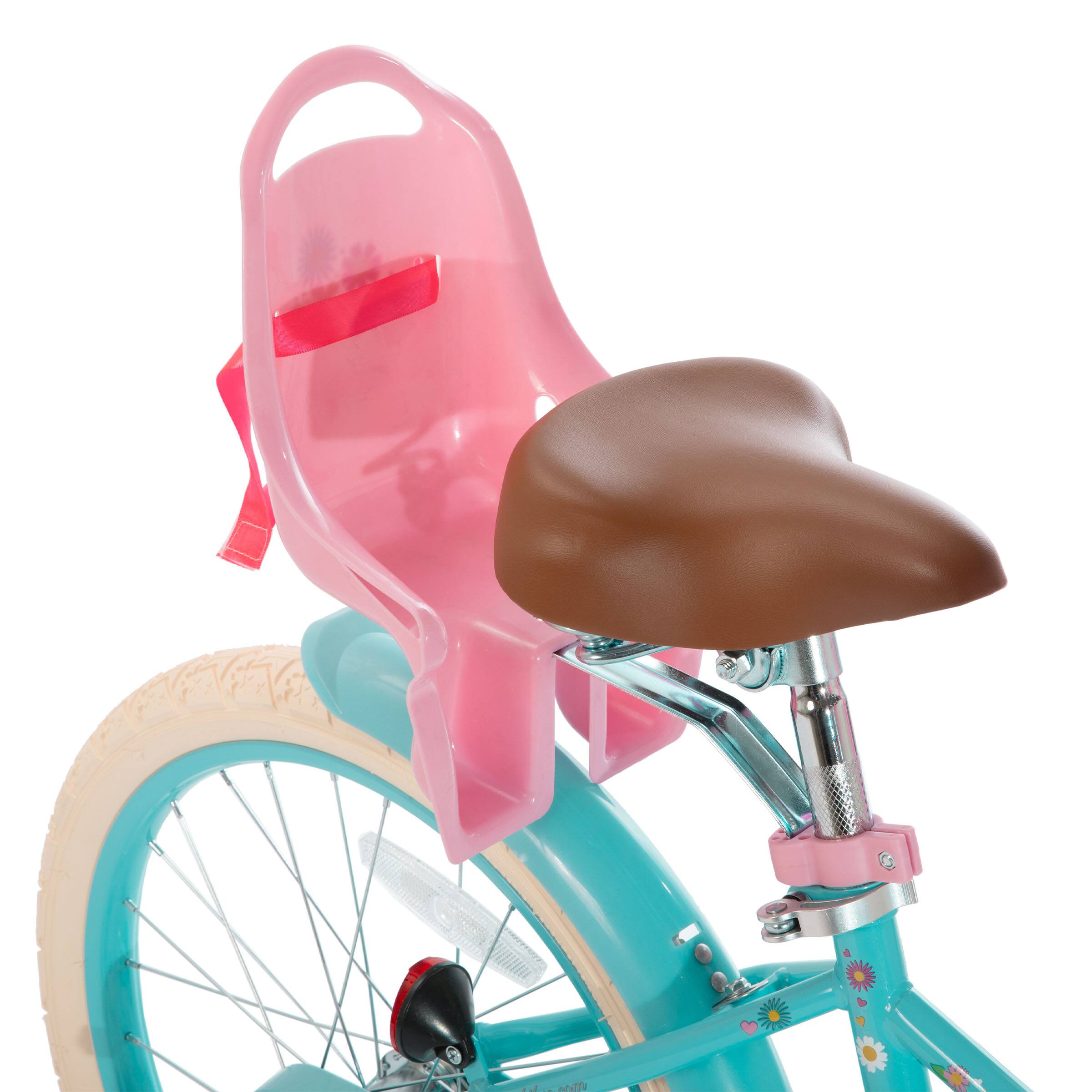 Alt View 5. JOYSTAR - Little Daisy 20" Kids Bike for Girls Boys Ages 8+, Children's Bicycle with Doll Seat & Streamers, Blue - Blue.