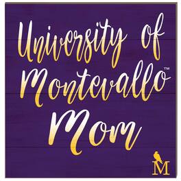 Jardine - Montevallo Falcons 10'' x 10'' Mom Plaque - Purple