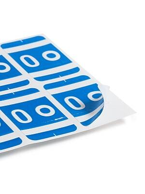 Alt View 3. Smead - Smead AlphaZ ACCS Color-Coded Alphabetic Labels, O, Dark Blue, 100/Pack (67185) - Blue.